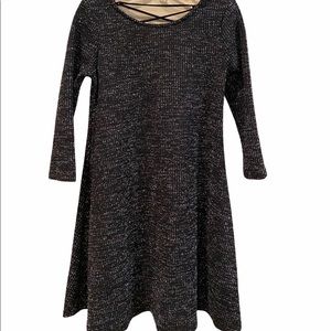 Sparkly Lace Up Dress